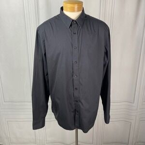 Mens Black Stone XL-T Regular Fit UNTUCKit Buttondown Shirt